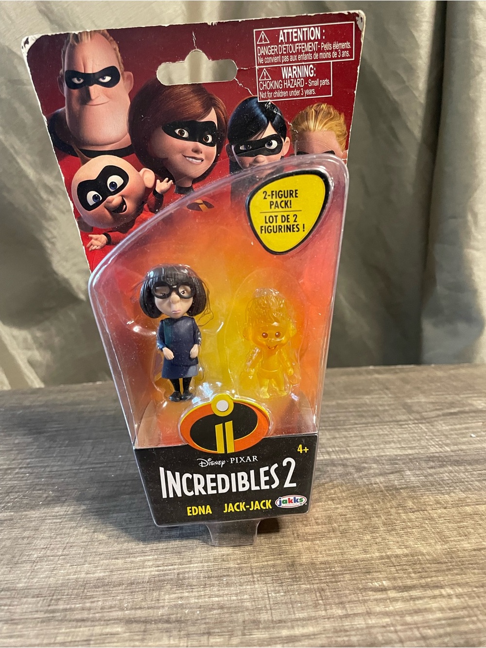 Disney Pixar Incredibles 2 Edna Mode & Fire Jack-Jack Figure 2-Pack